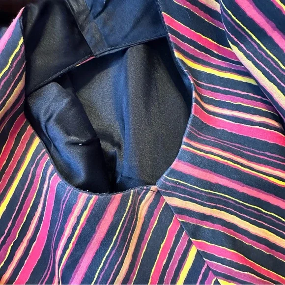 Pin-Up Girl Couture Fire Striped Swing Dress size M - Picture 5 of 7